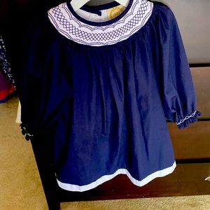 Beaufort bonnet navy dress